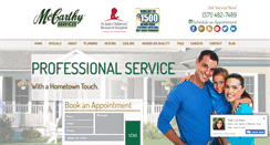 Desktop Screenshot of mccarthyhomeservices.com